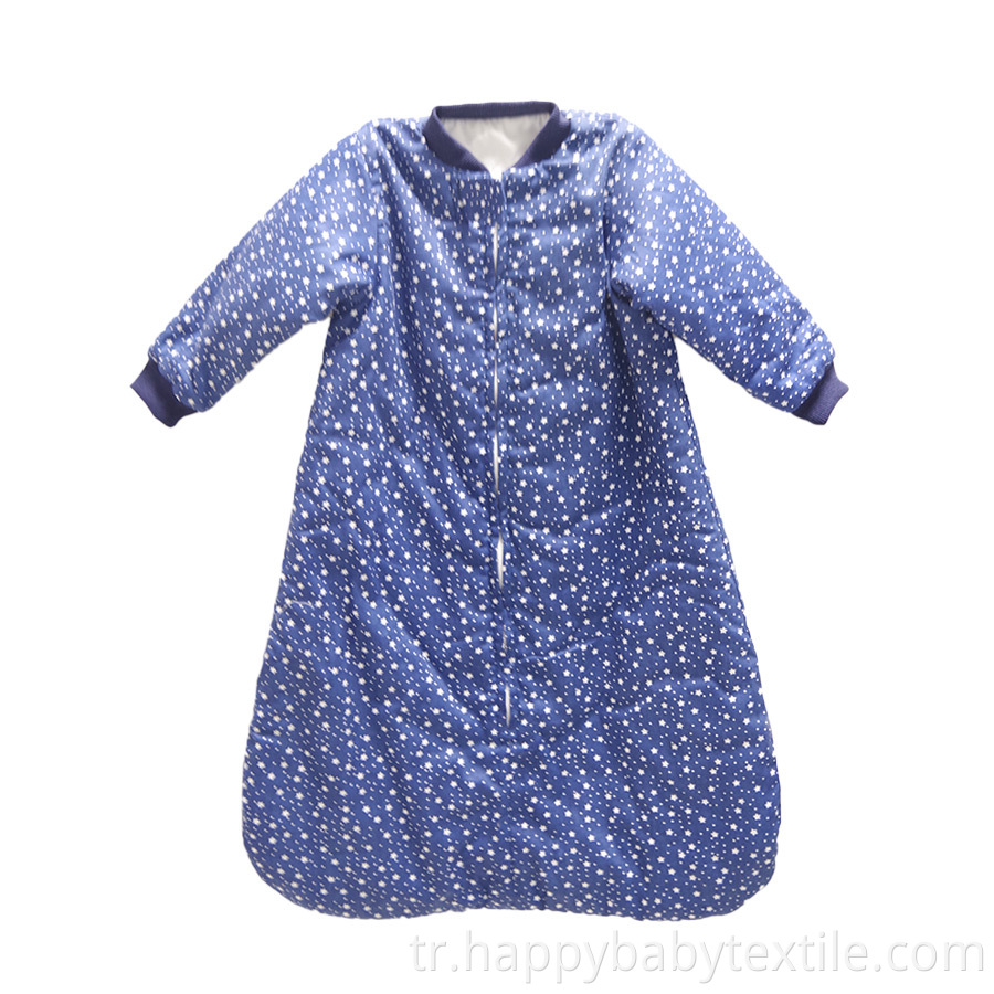% 100 pamuklu bebek uzun kollu uyku çuvalları 100% Cotton Baby Long Sleeve Sleeping Sacks
